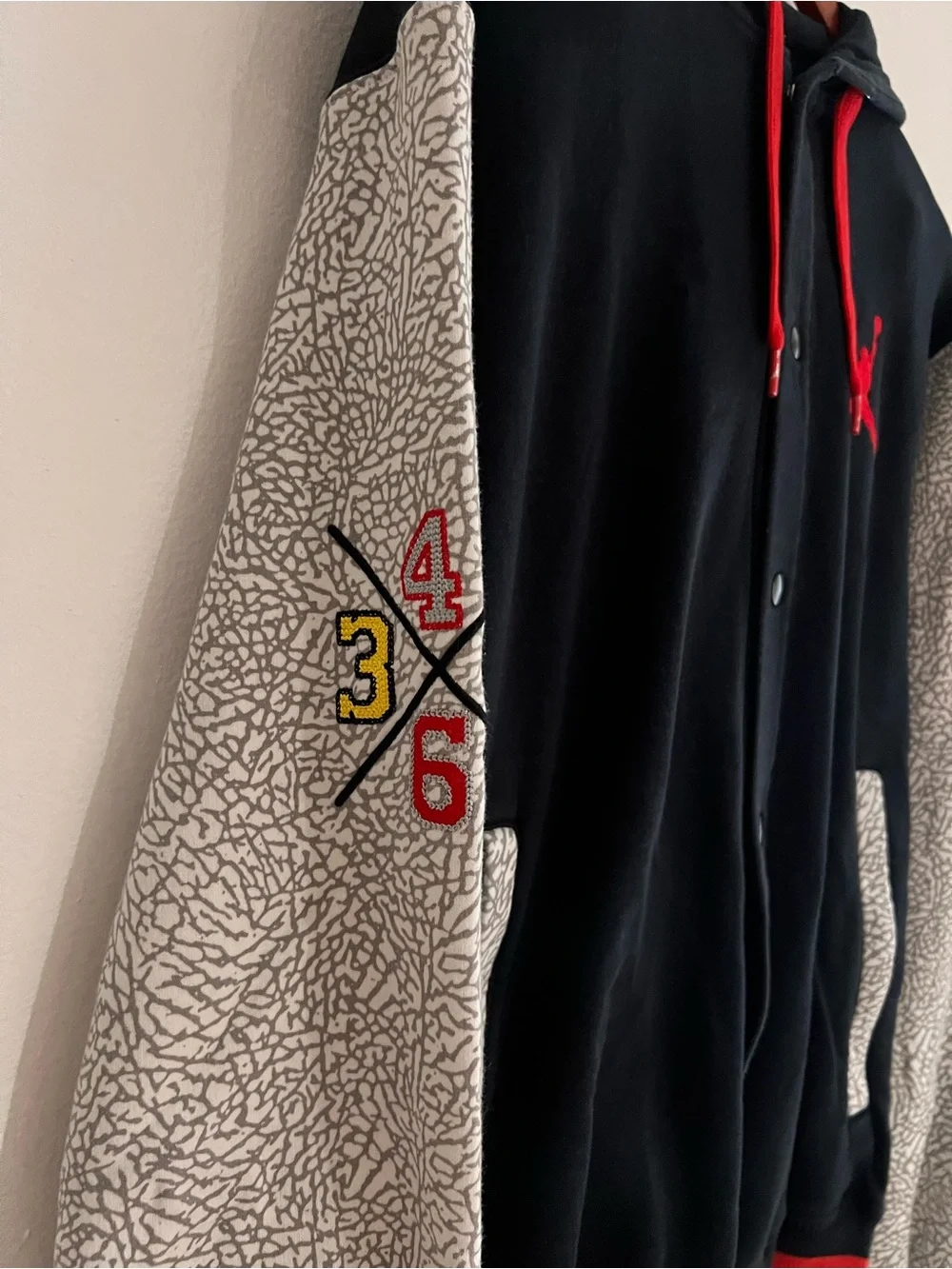 Vintage Nike Air Jordan Spike Lee Zip Up Hoodie Size Large Men’s Rare Patches